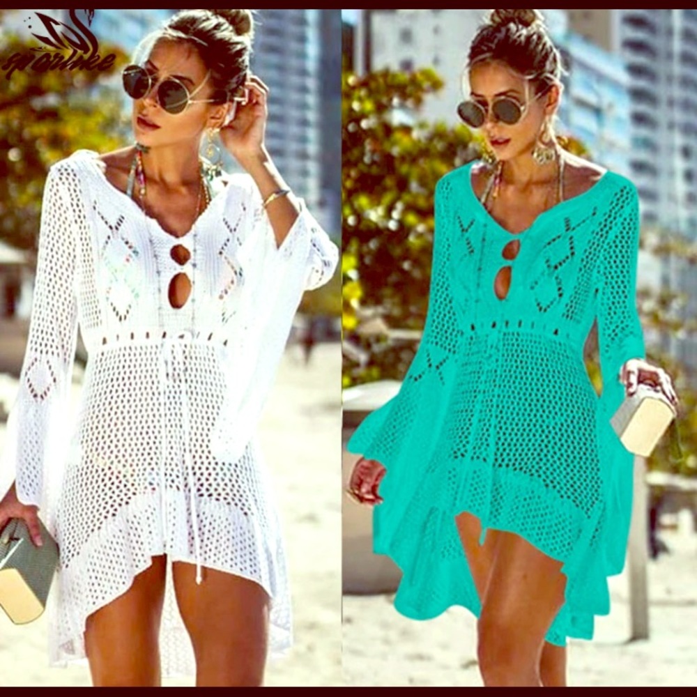Crochet dress, beach dress , Bikini cover